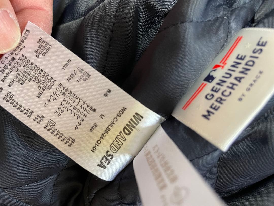 試着のみ MLB x WDS VARSITY JACKET スタジャン