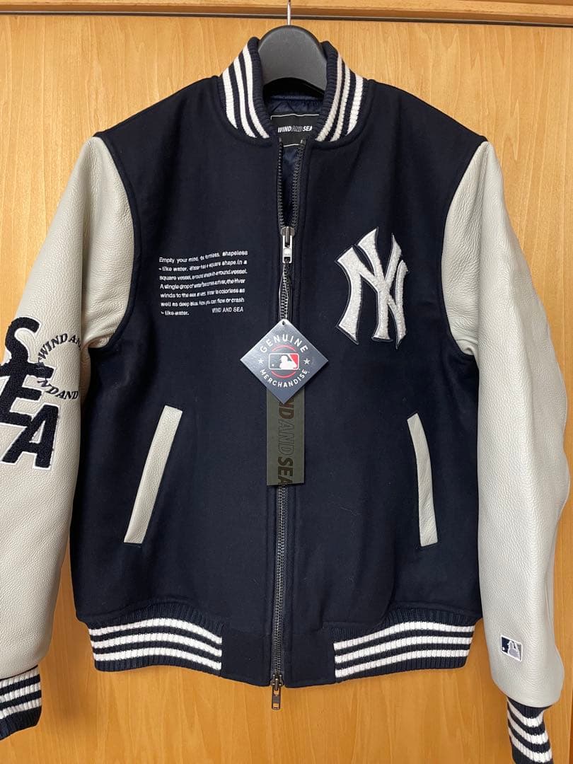 試着のみ MLB x WDS VARSITY JACKET スタジャン