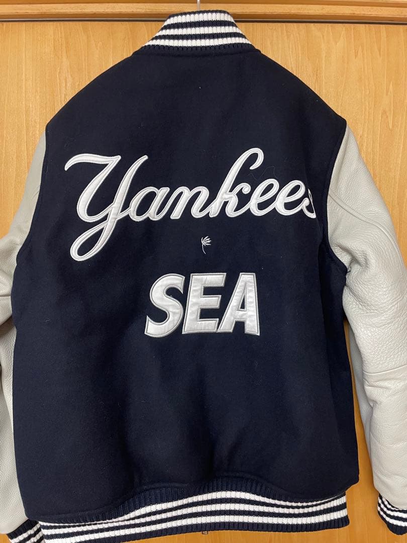試着のみ MLB x WDS VARSITY JACKET スタジャン