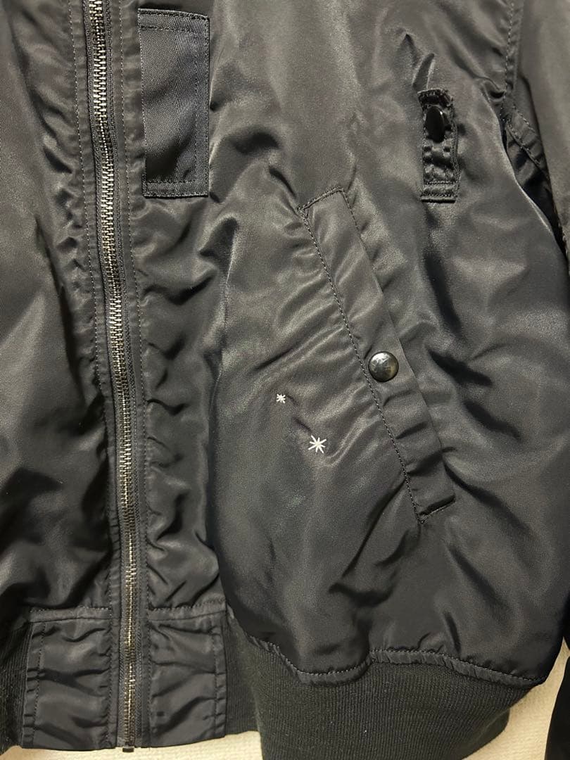 葵産業（AOINET）刺繍入り MA-1 フライトジャケット supreme