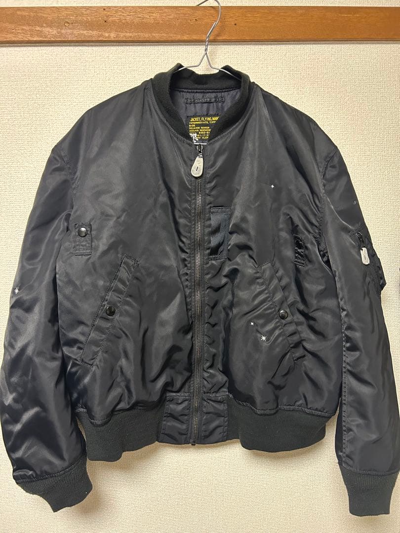 葵産業（AOINET）刺繍入り MA-1 フライトジャケット supreme