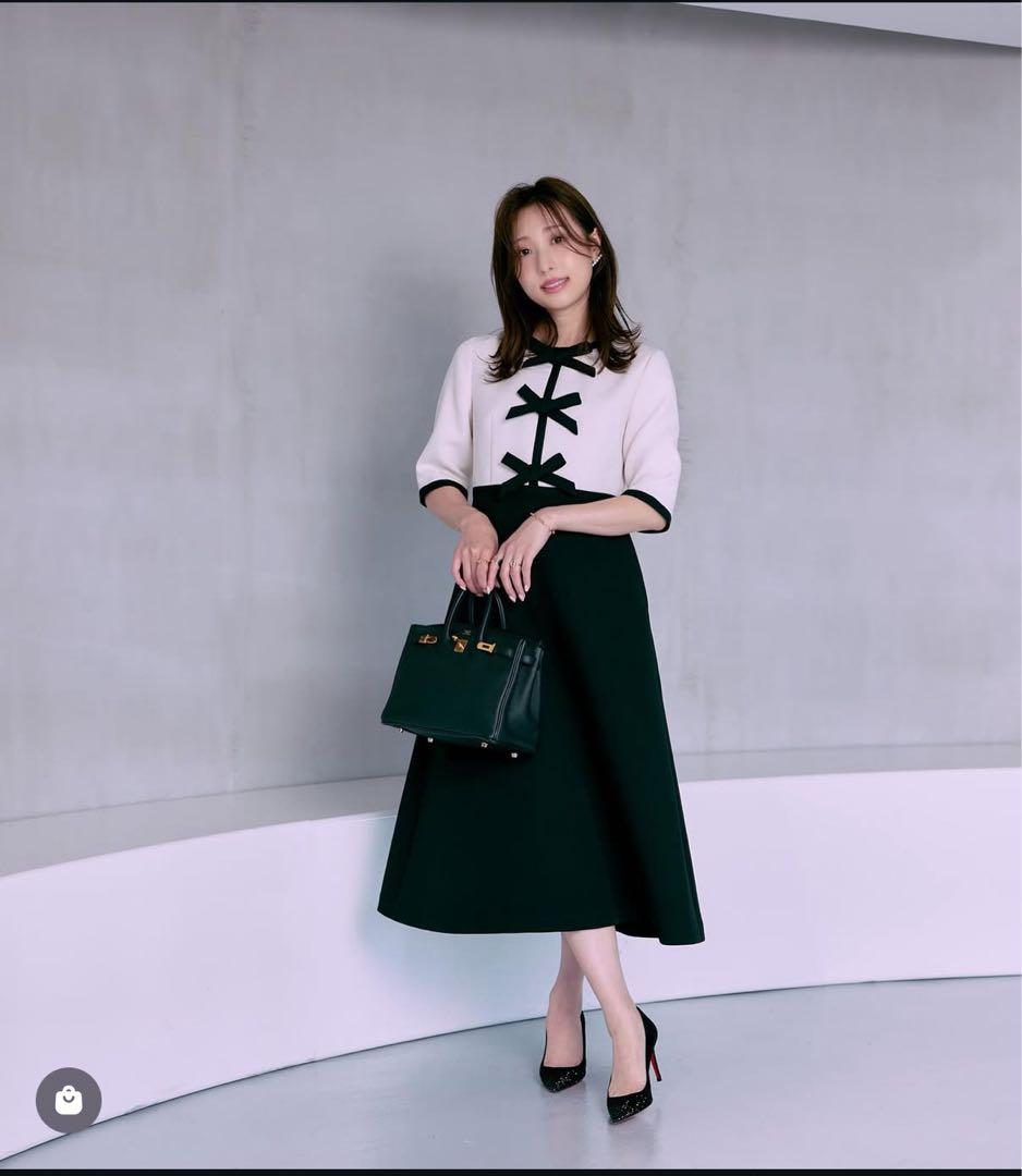 冨張愛コラボMaglie le cassettoワンピースマーリエパーエフデルネ