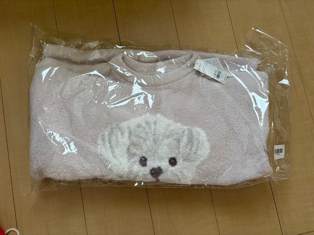 ジェラートピケ　メレンゲドッグ柄ミニワンピ＆レギンスセット