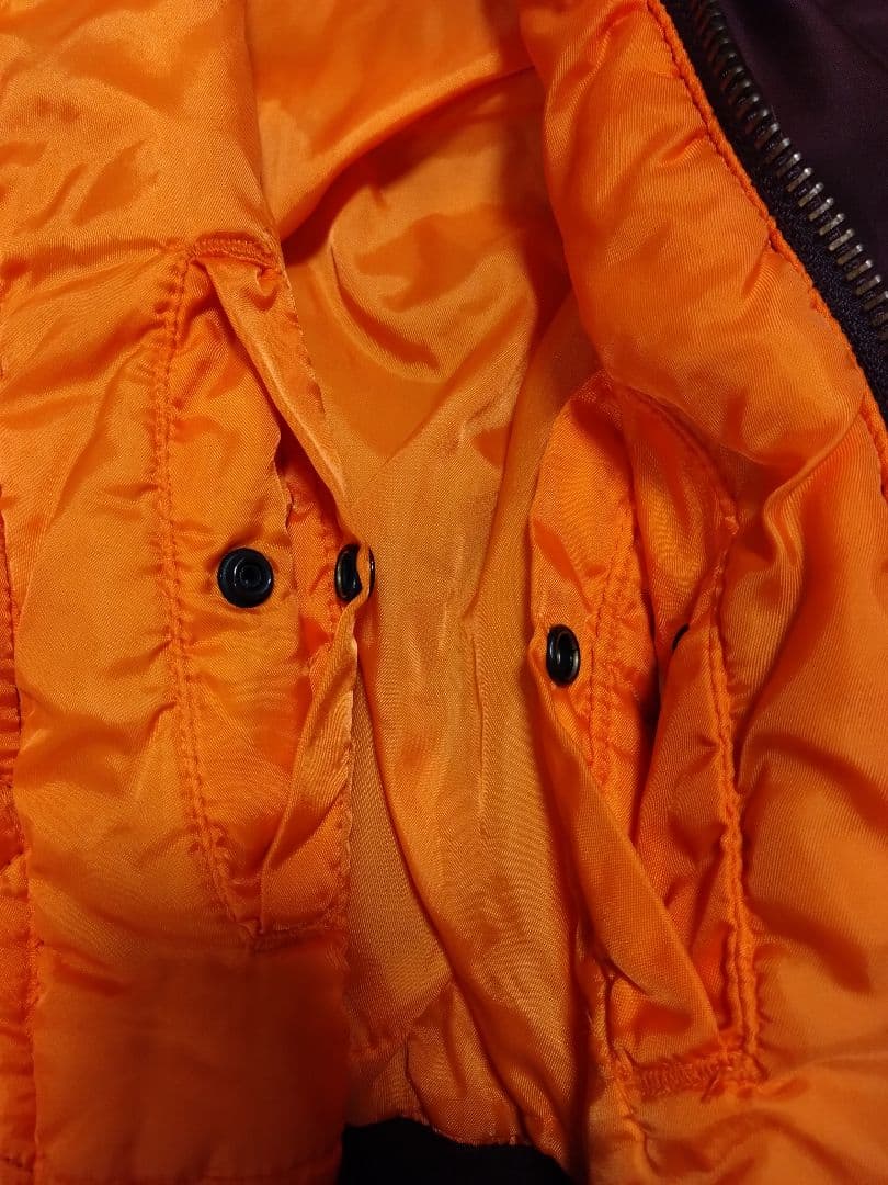 希少カラー★ 90s USA製 ALPHA MA-1 ボルドー L