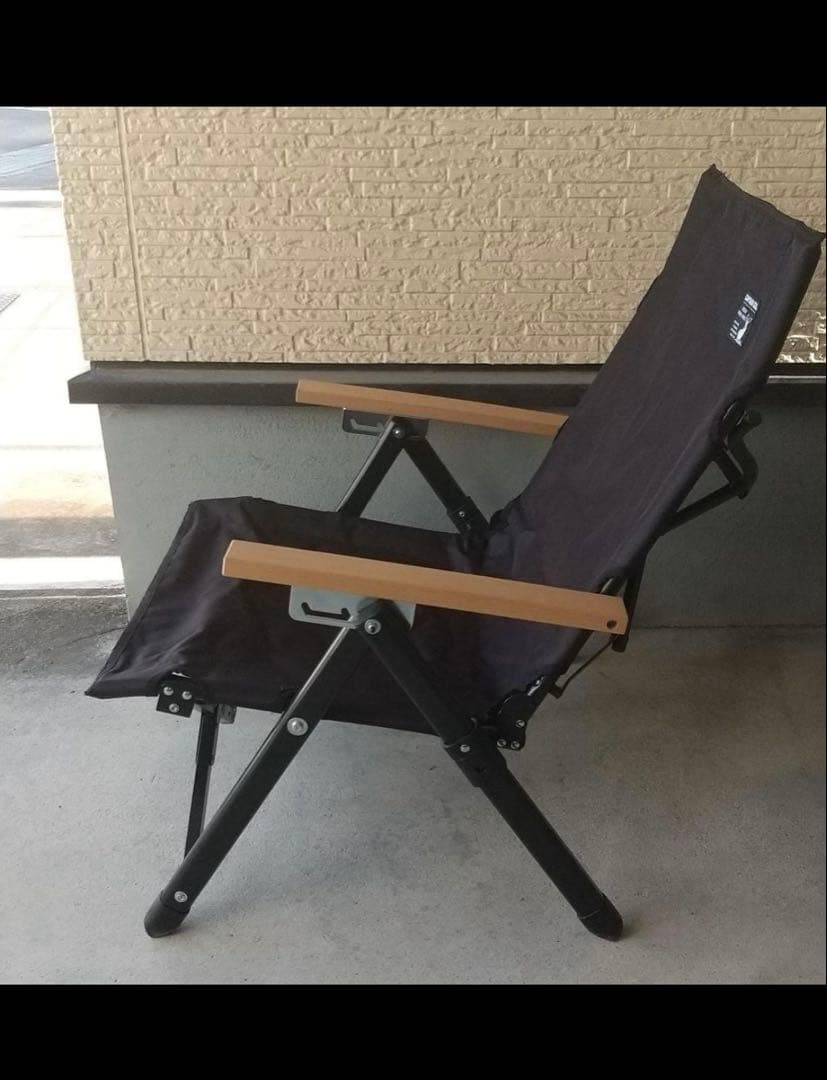 キャプテンスタッグ CSブラックラベル コンフォートチェア（リクライニング付）