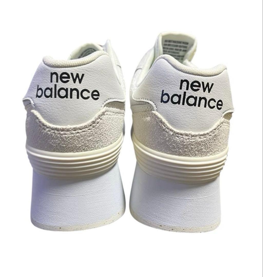 ニューバランス　574 厚底　WL574ZBJ ホワイト　24.5 新品