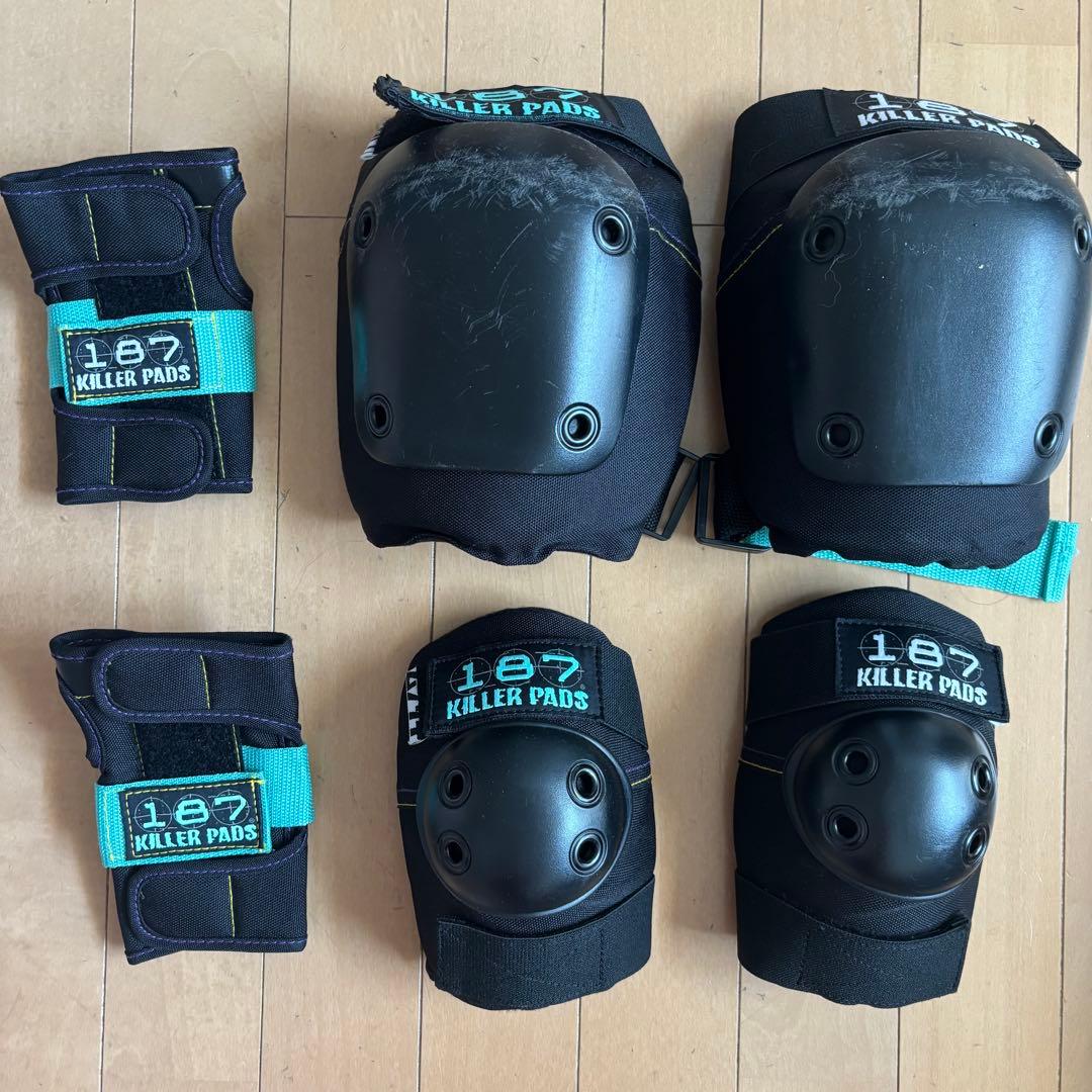187 KILLERPADS ニーパッド プロテクター セット sk8 スケボー