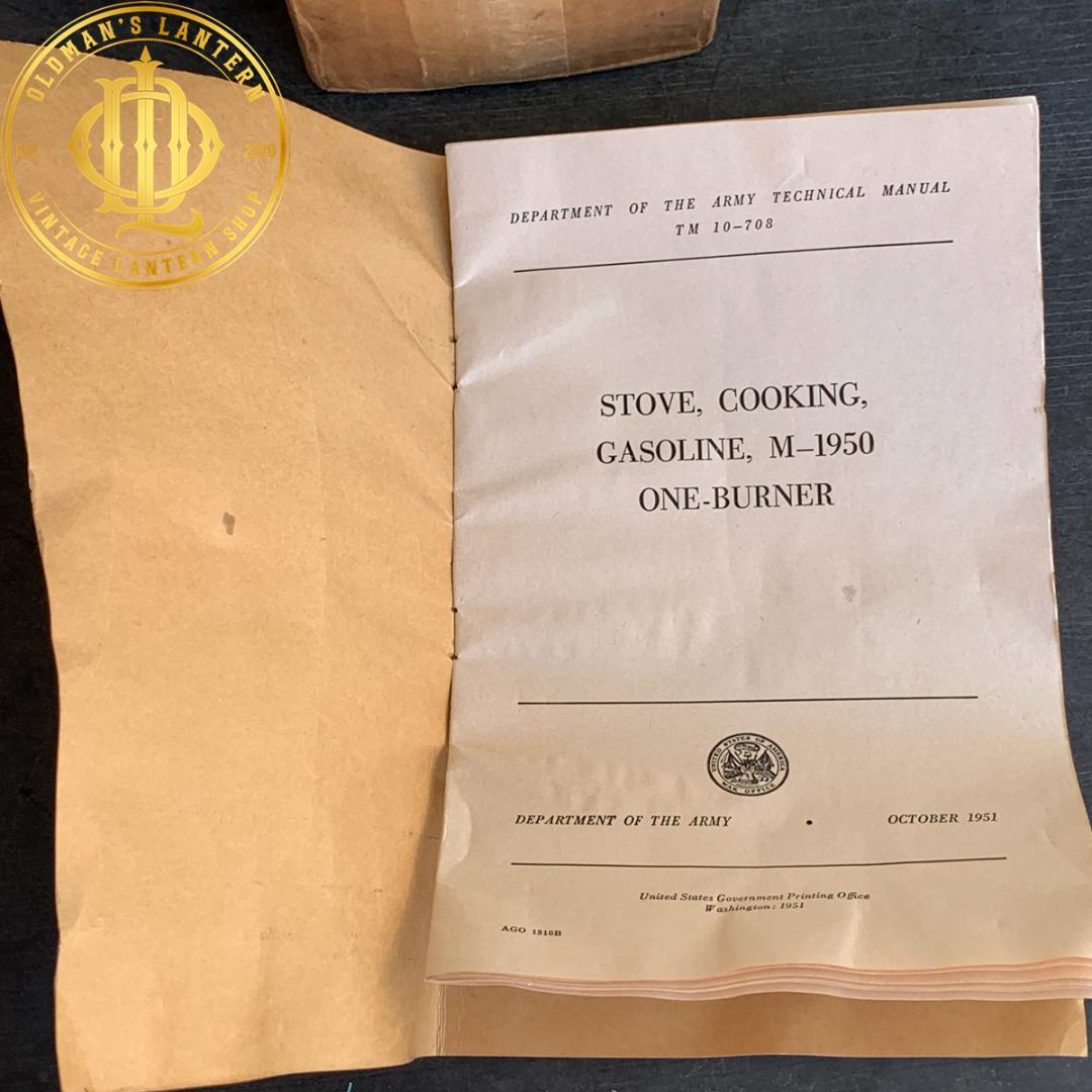 【未使用品】初期モデル M-1950 ガソリンストーブ ROGERS1952年