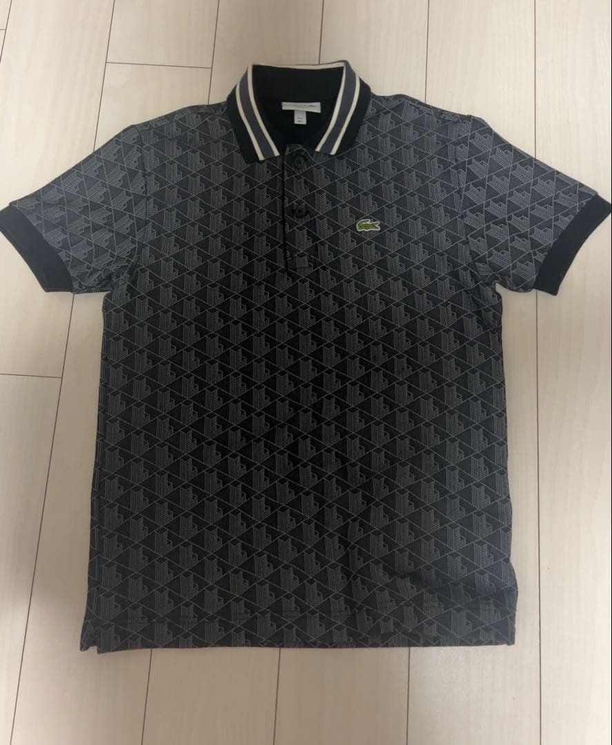 2025ss LACOSTE モノグラム ポロシャツ S