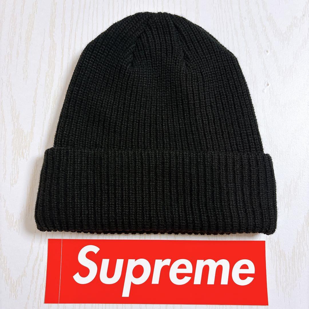 Supreme Loose Gauge Beanie カナダ製　ブラック　黒