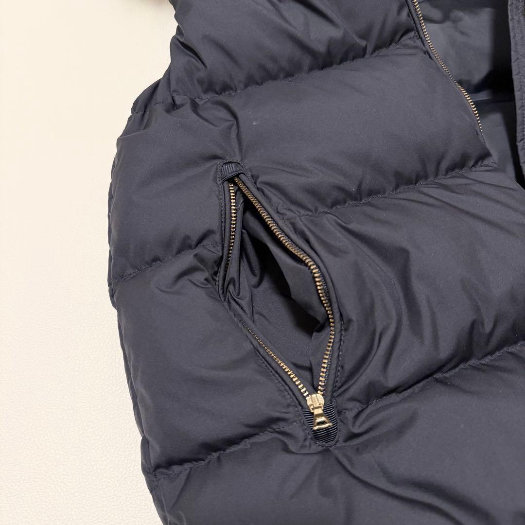 極美品 ナノユニバース　リモンタ　LIMONTA ダウンベスト M ネイビー