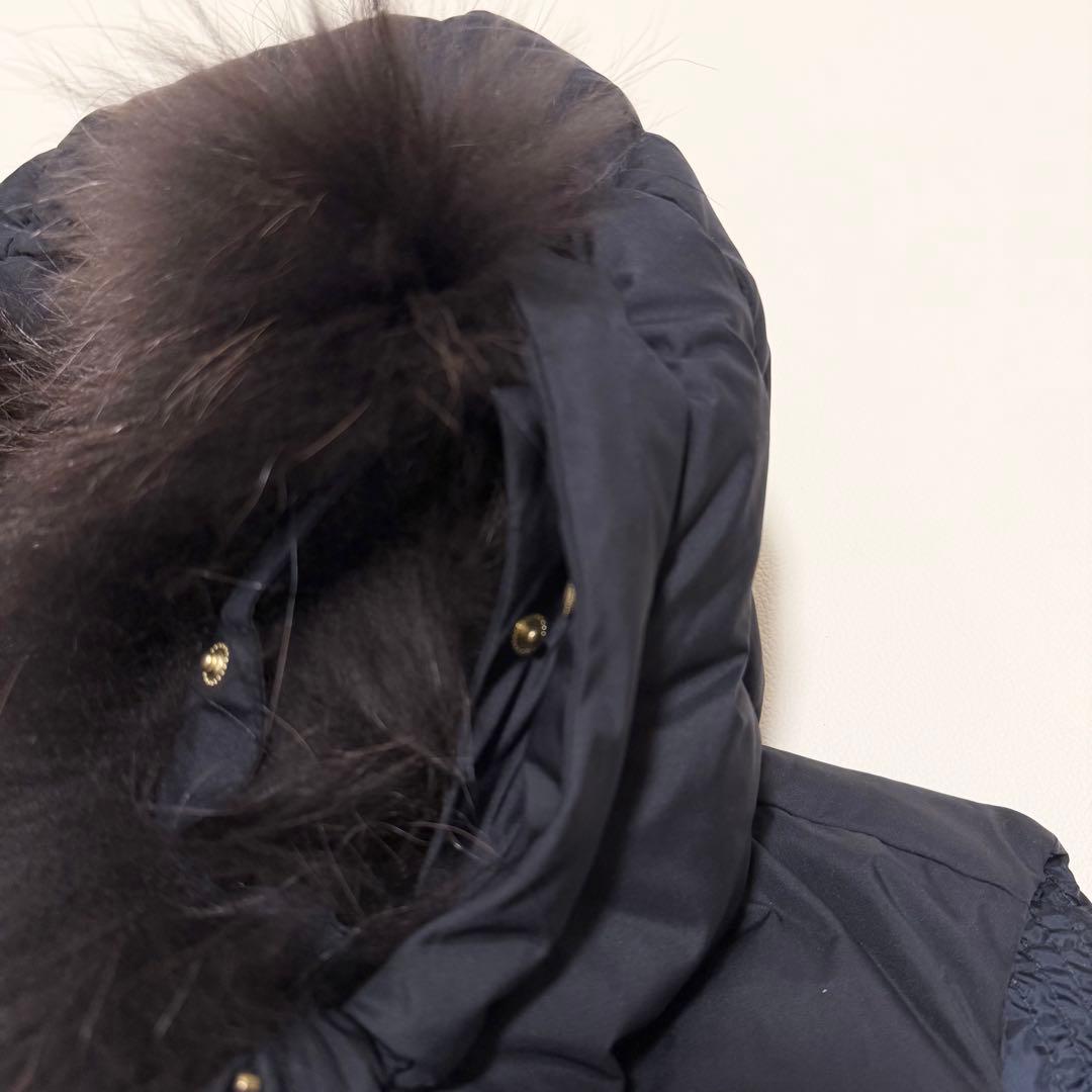 極美品 ナノユニバース　リモンタ　LIMONTA ダウンベスト M ネイビー