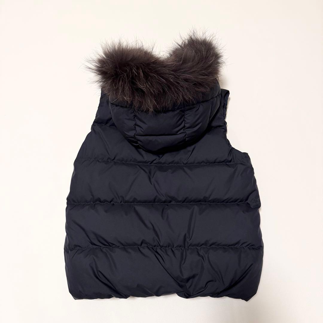 極美品 ナノユニバース　リモンタ　LIMONTA ダウンベスト M ネイビー