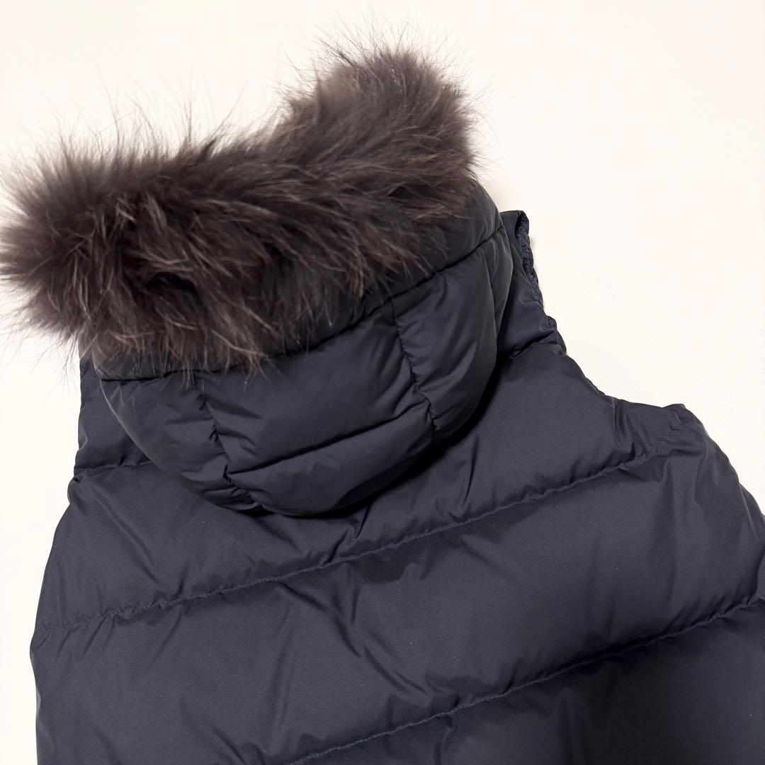 極美品 ナノユニバース　リモンタ　LIMONTA ダウンベスト M ネイビー