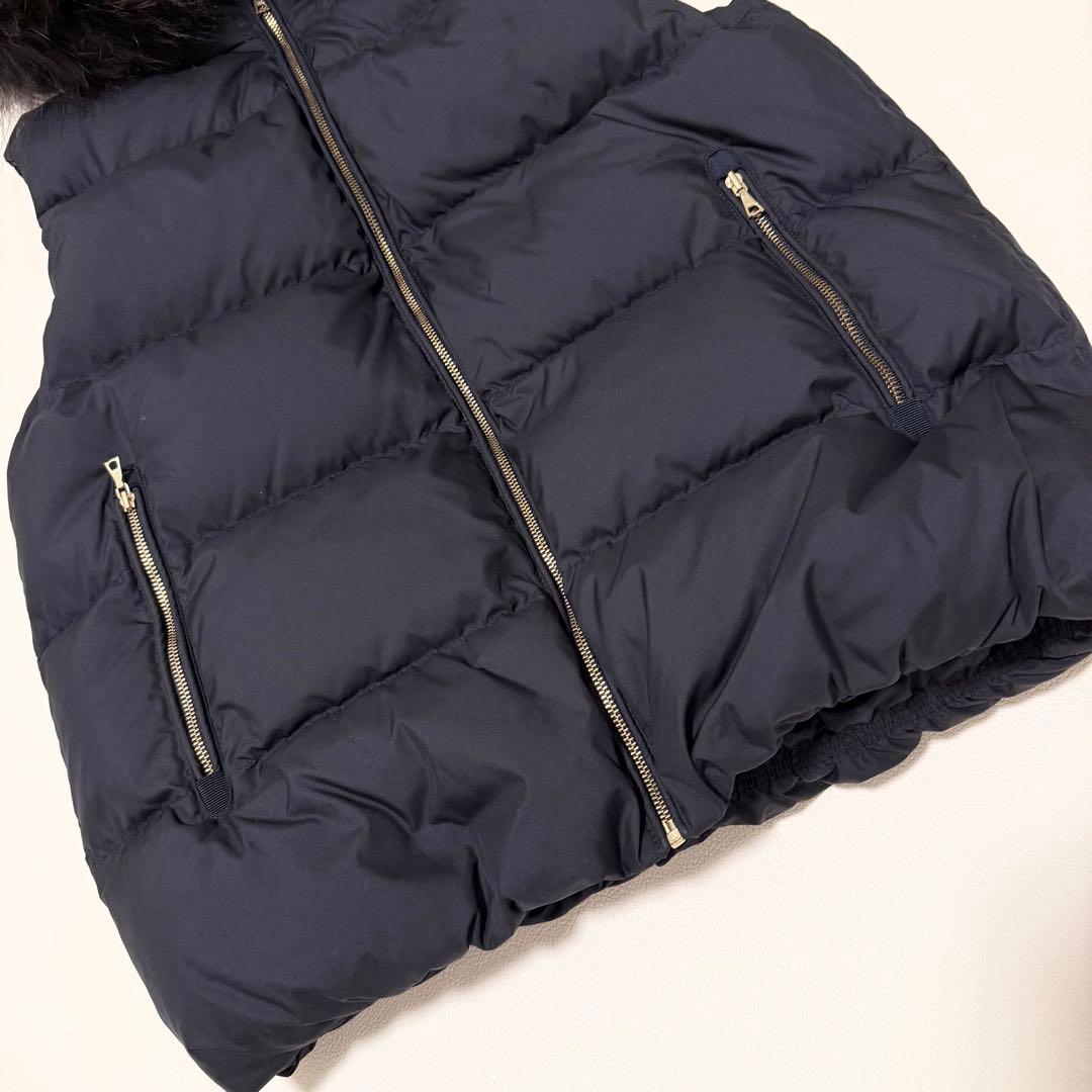 極美品 ナノユニバース　リモンタ　LIMONTA ダウンベスト M ネイビー