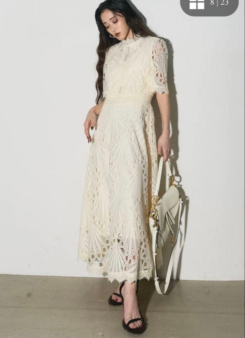 （ほぼ未使用）ANDREA&Co エンブロイダリードレス