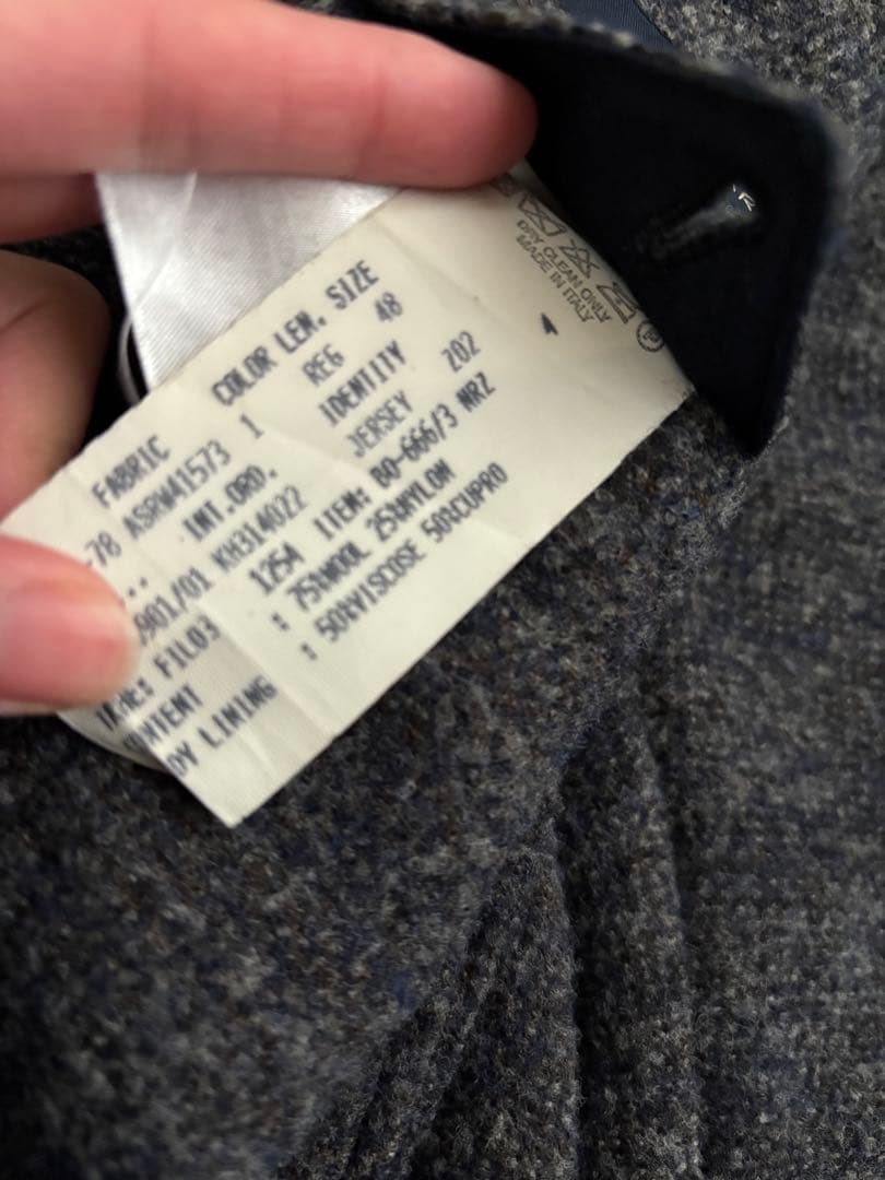 ラルディーニ　テーラードジャケット サイズ48 Ｌサイズ　ウール