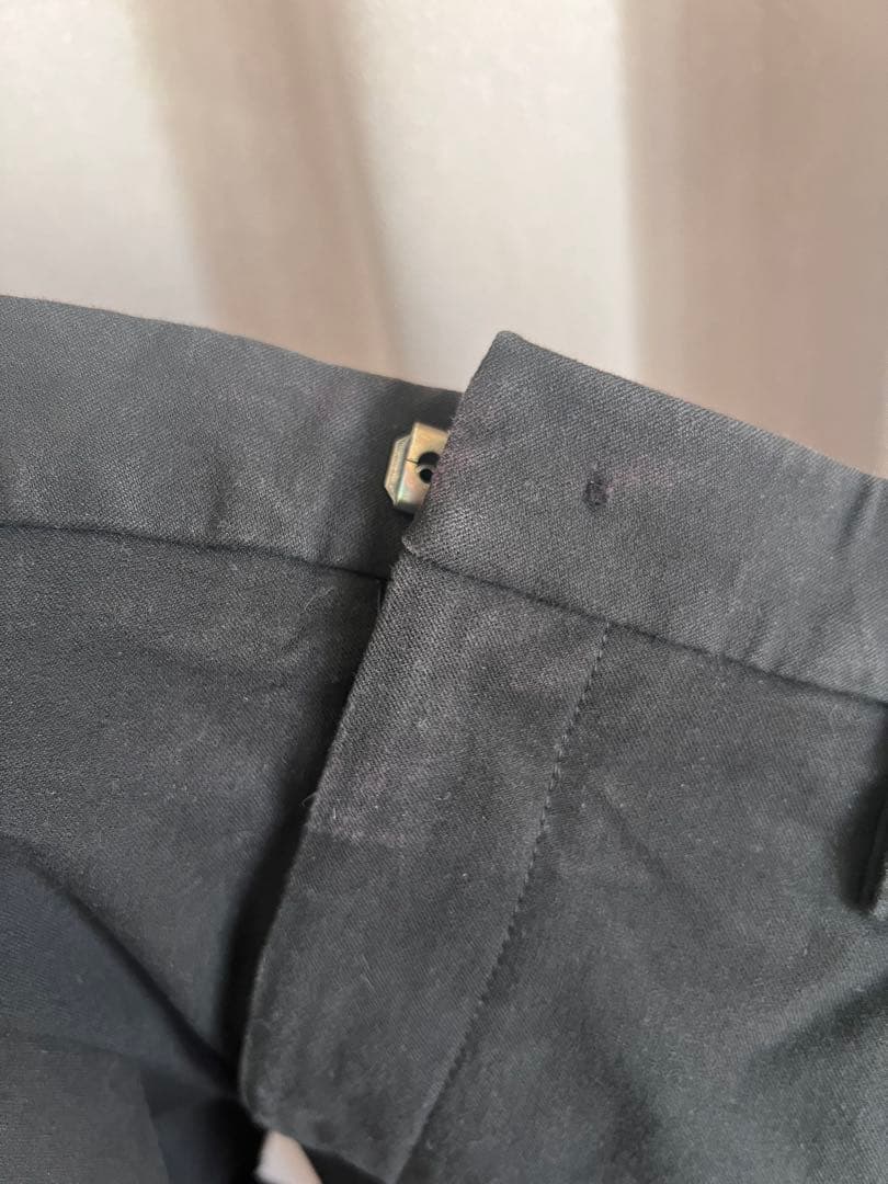 GUCCI ブラック サイドストライプ パンツ