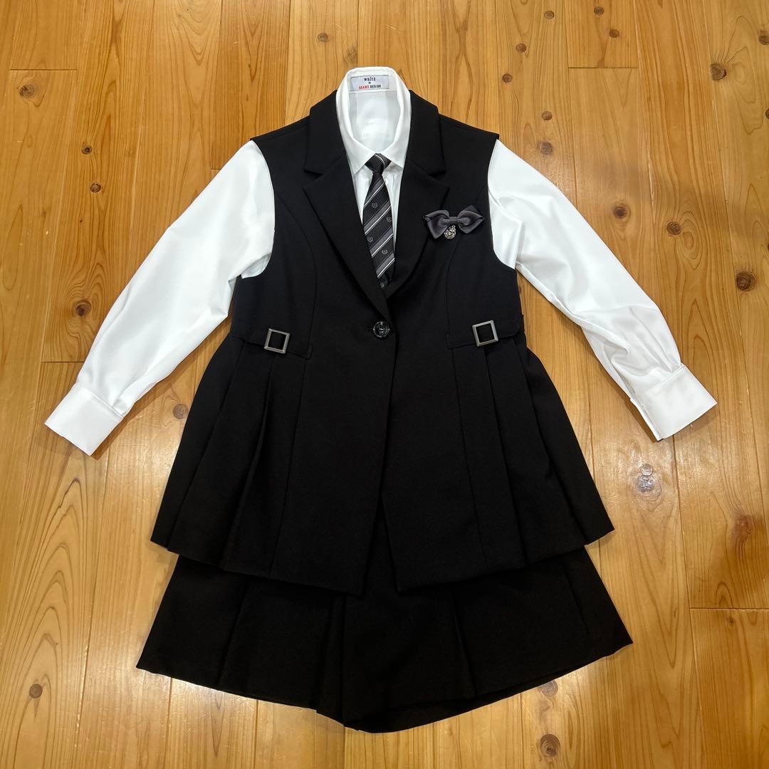 フォーマルスーツ ブラック 卒業式 150㎝