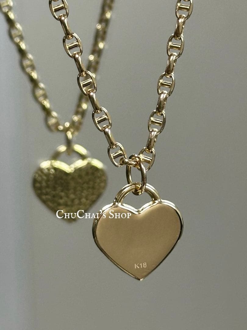 K18ハートペンダントドップ