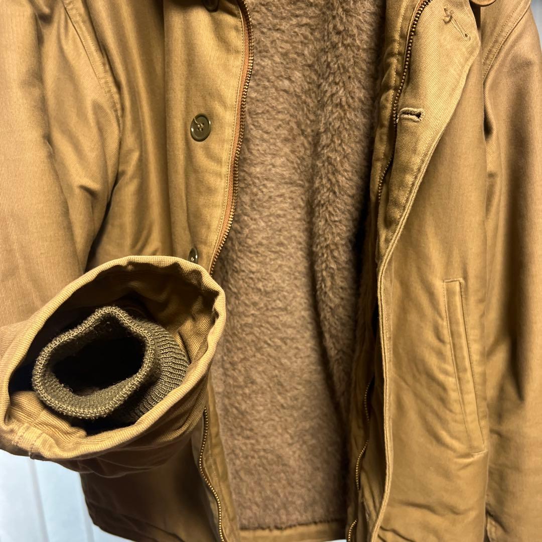 n-1, ミリタリージャケット（米国海軍デッキコート） カーキ