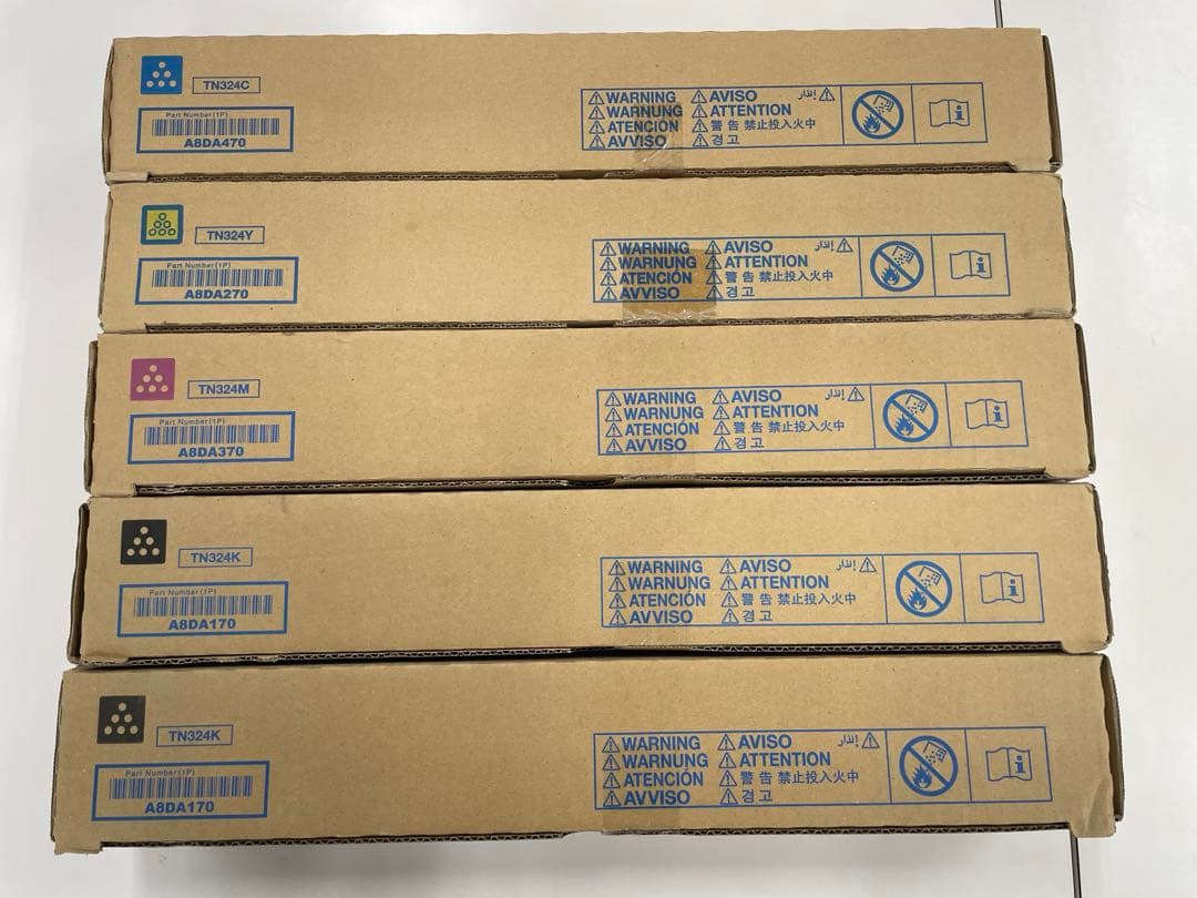 トナーカートリッジ4色セットTN324K/M/C/Y➕1色