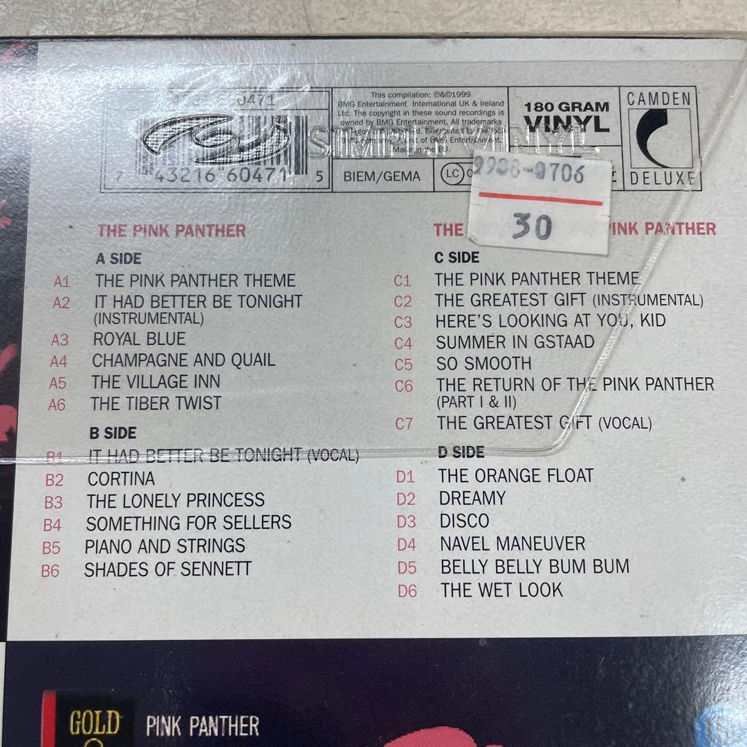 MANCINI ピンクパンサー 限定版 新品2LPレコード