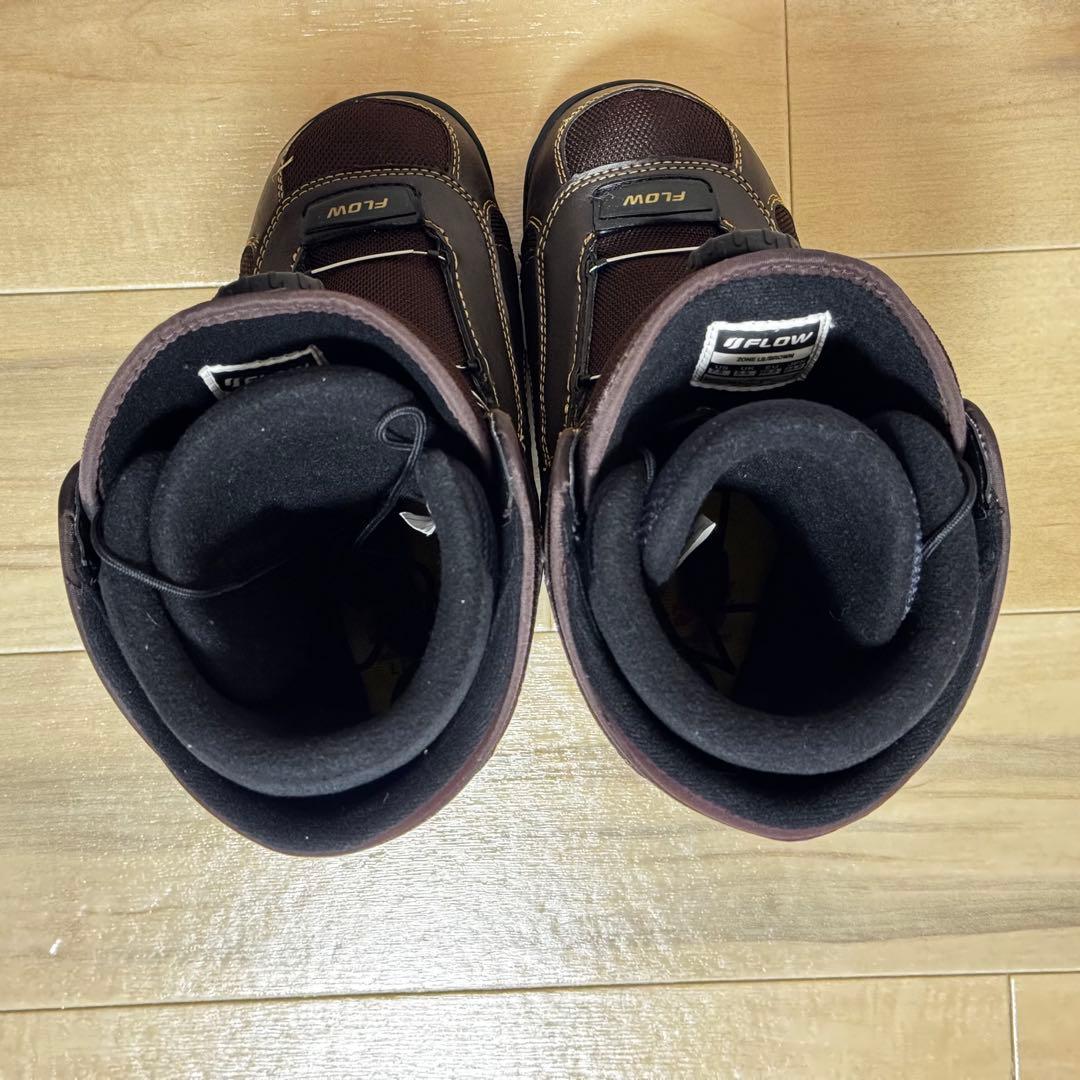 FLOW フロー ZONE BOA スノーボード ブーツ 24.5cm ブラウン