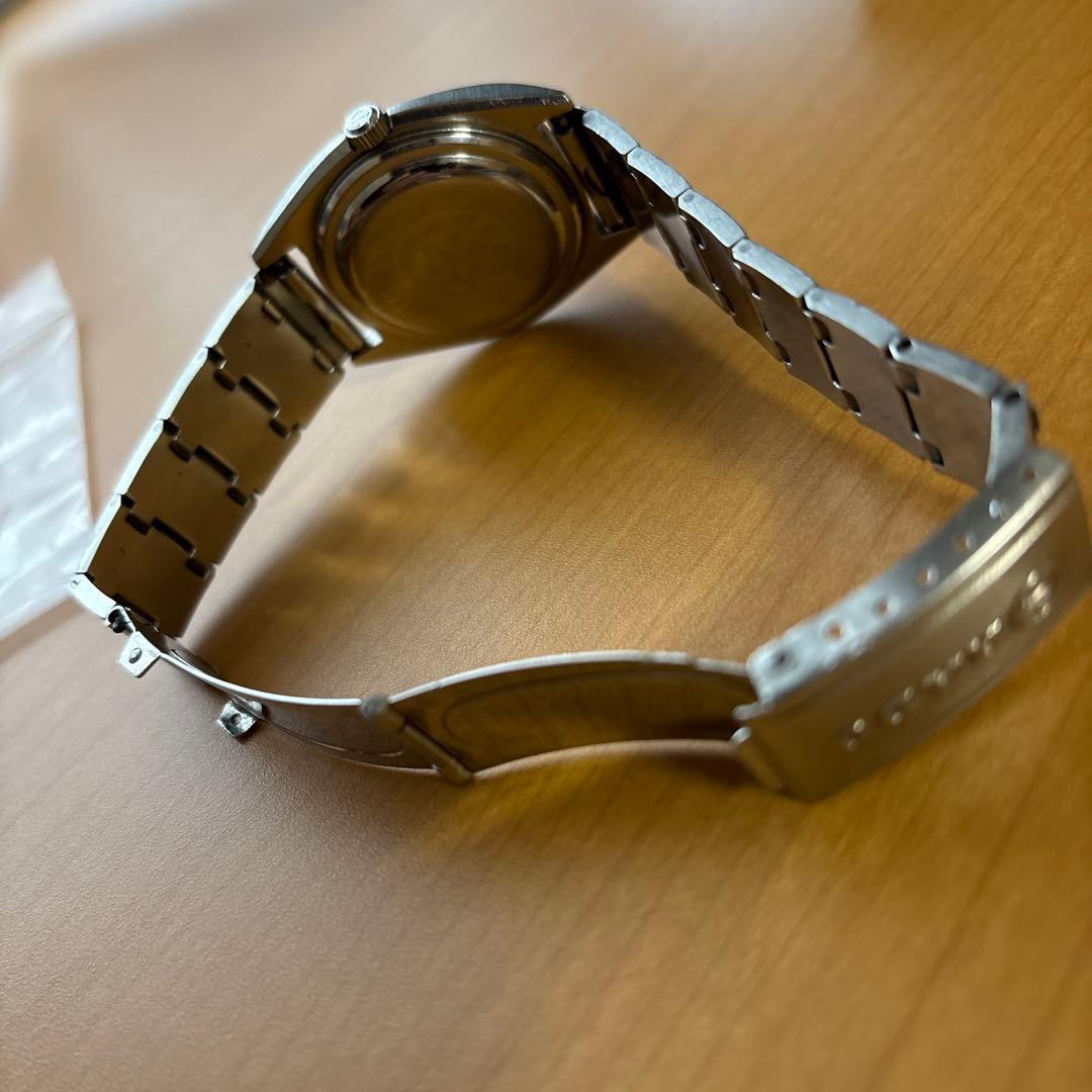 値下美品稼働R A DＯ希少マリックNＦ自動巻赤字デイトカットガラスメンズ腕時計