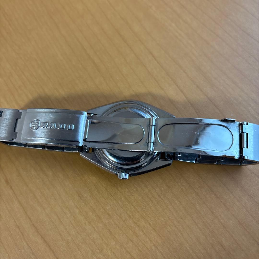 値下美品稼働R A DＯ希少マリックNＦ自動巻赤字デイトカットガラスメンズ腕時計