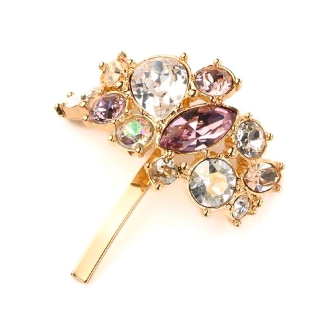 【美品】コンプレックスビズ　クリスタルブライトポニーフック　クリップ