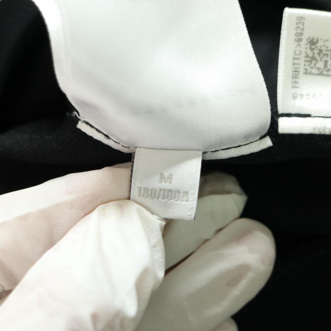 パンダ Y-3 ワイスリー トラックジャケット ストライプ ラバーロゴ 黒