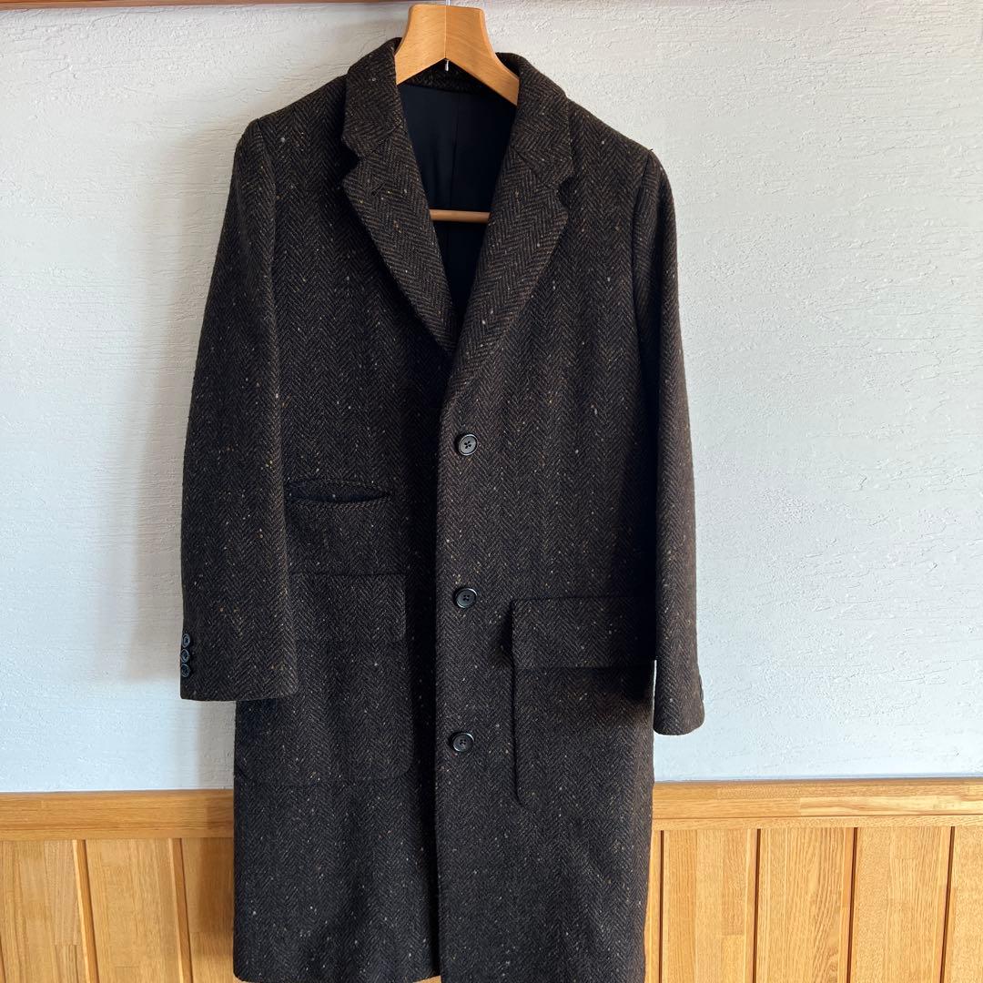 2019マーガレットハウエルヘリンボーンツイード チェスターコート