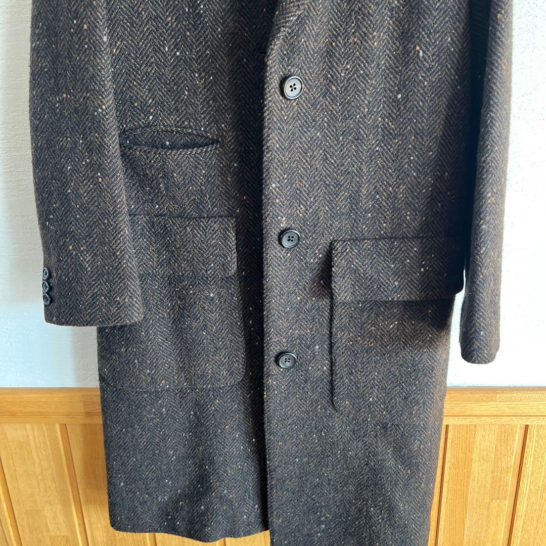 2019マーガレットハウエルヘリンボーンツイード チェスターコート