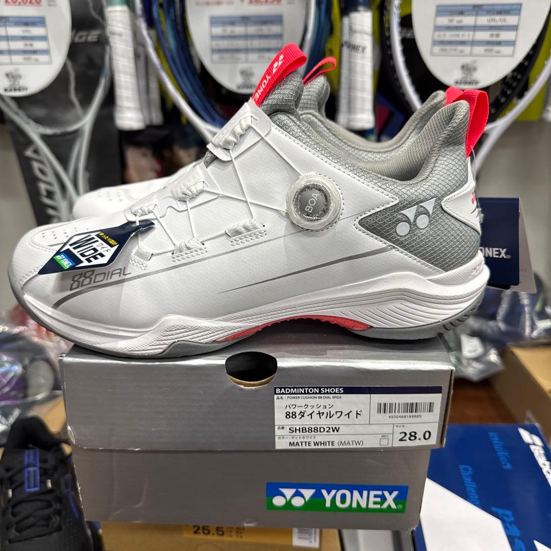 YONEX SHB88D2W バドミントンシューズ 28.0cm