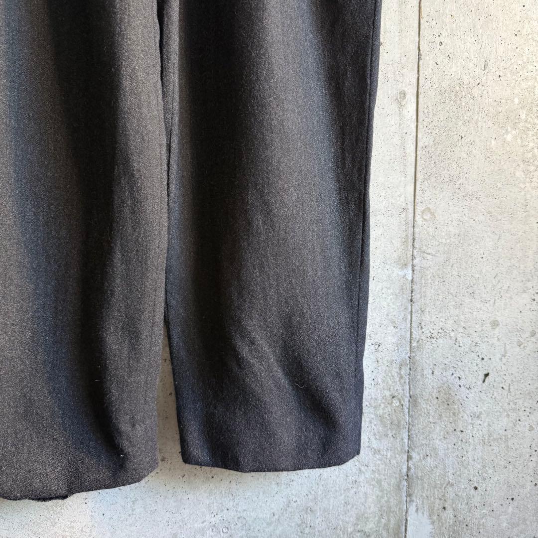 パンツ GIORGIO ARMANI pure new wool tuck slacks