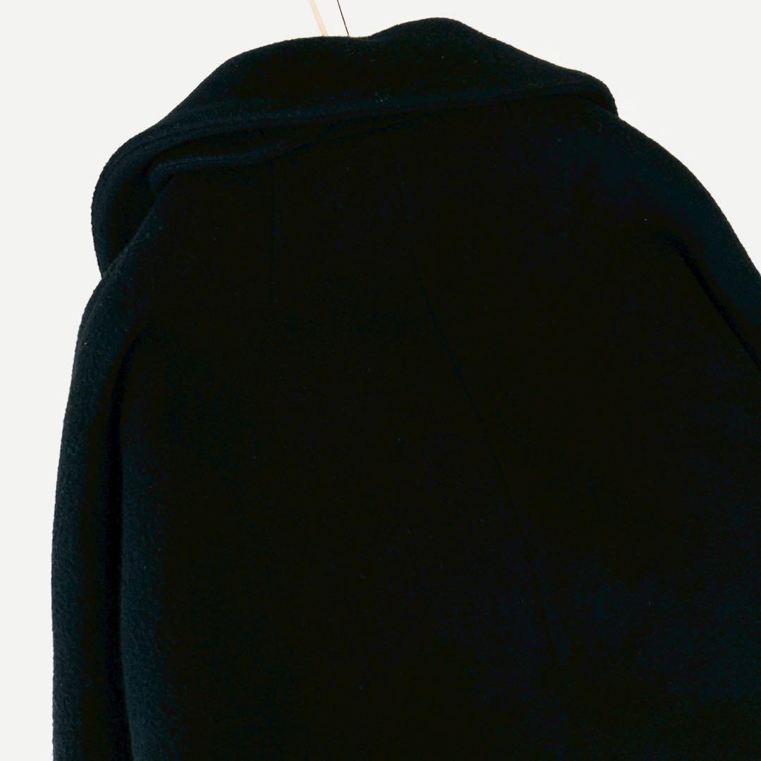 美品✨️ティッカ　テントコート　ダブルブレスト　オーバーサイズ　ロング　ブラック