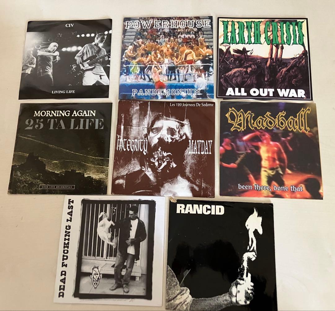 【まとめ売り】シングルレコードコレクション8枚セットハードコア パンク7inch