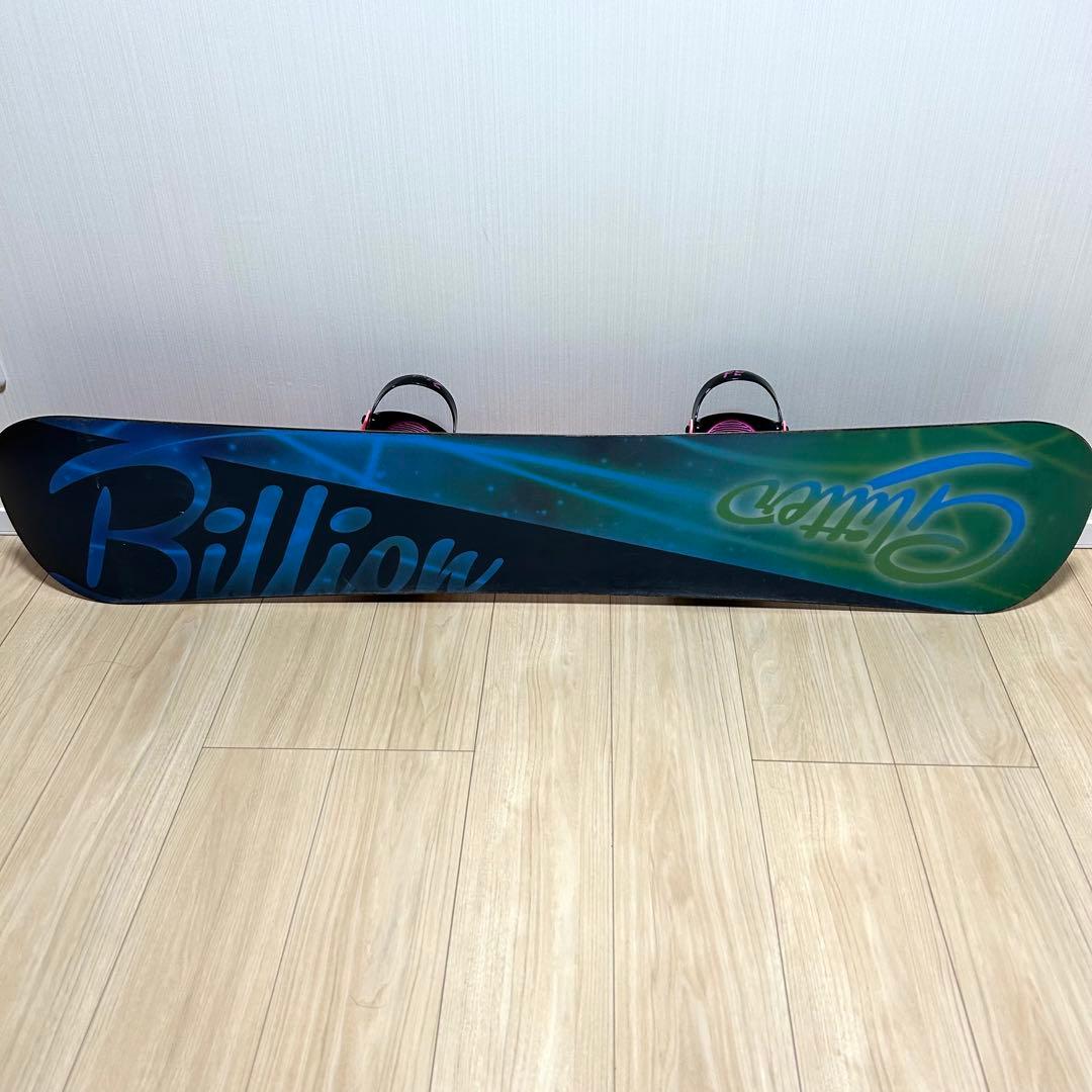 BILLION GLTTER スノーボード ビンディング セット 139cm