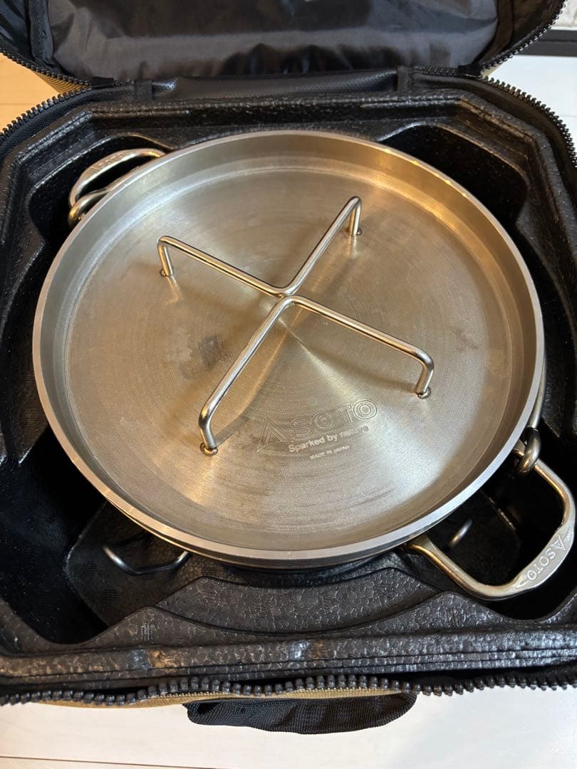 SOTO ダッチオーブン ステンレス製 eMEAL収納バッグ付き