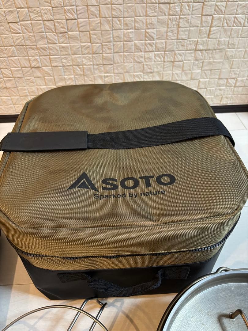 SOTO ダッチオーブン ステンレス製 eMEAL収納バッグ付き