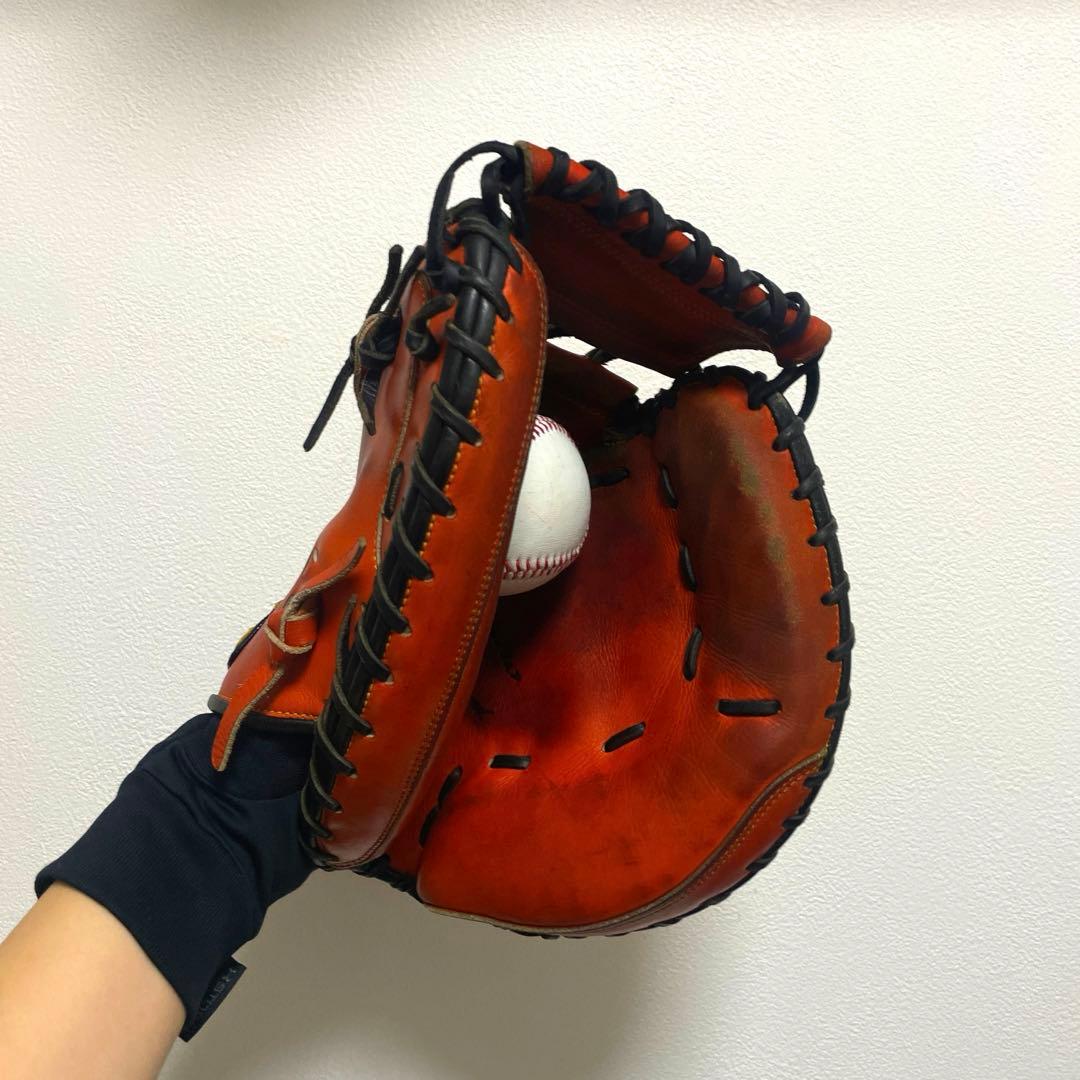 ミズノプロ 読売 阿部慎之助選手 実使用 硬式 キャッチャーミット 2005年