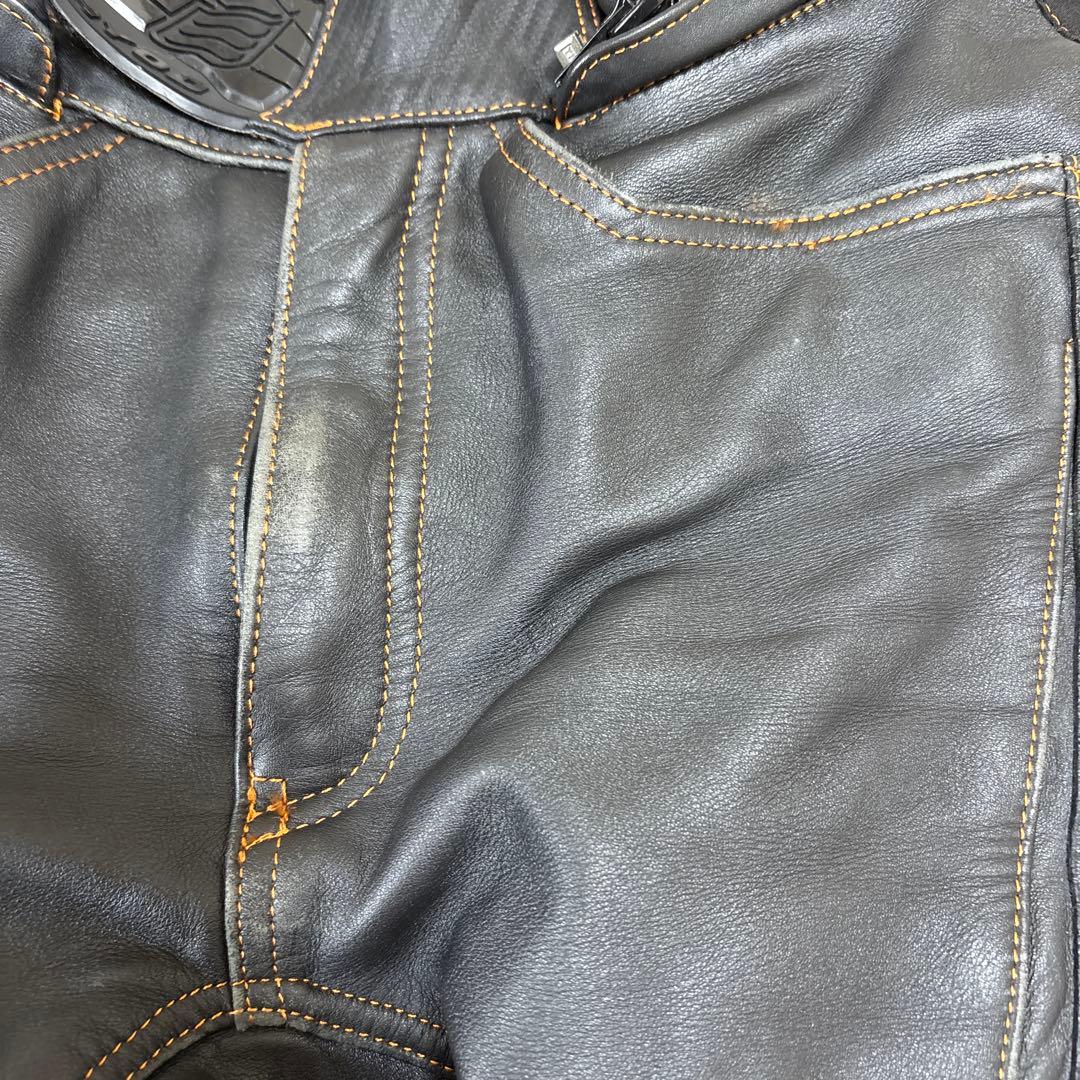 HYOD レザーパンツ 膝プロテクター付き