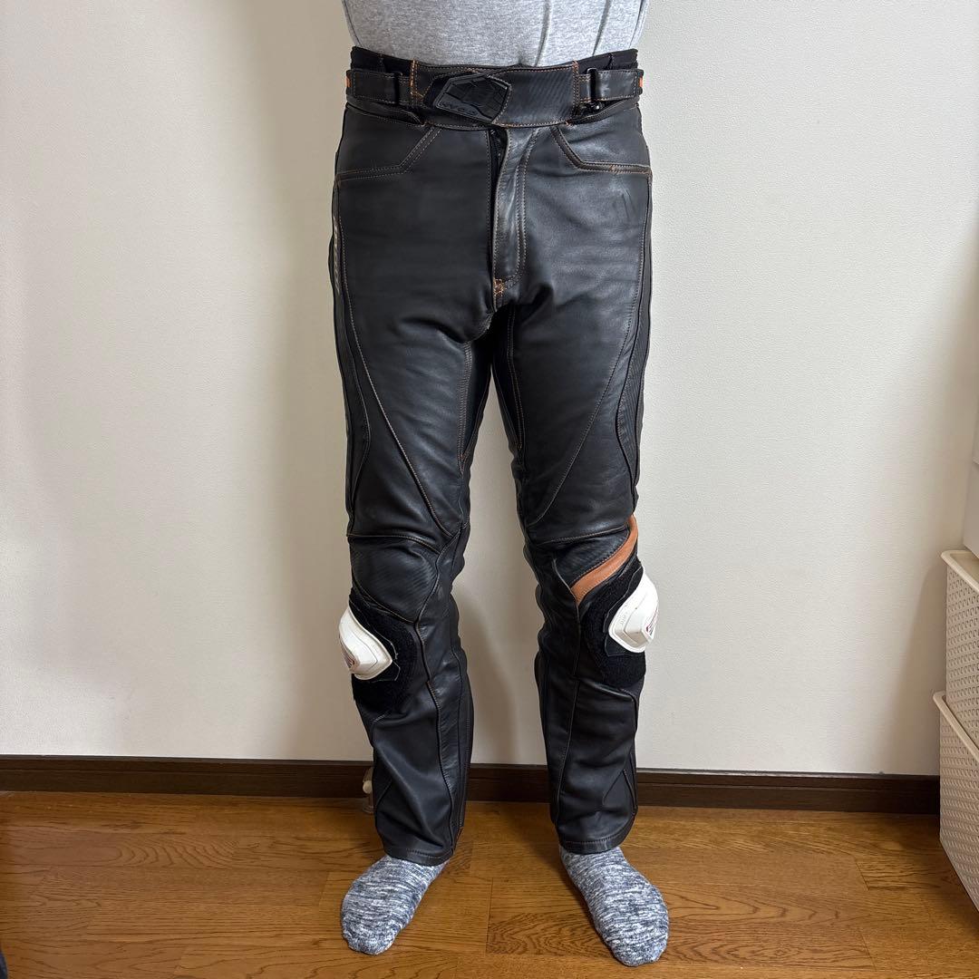 HYOD レザーパンツ 膝プロテクター付き