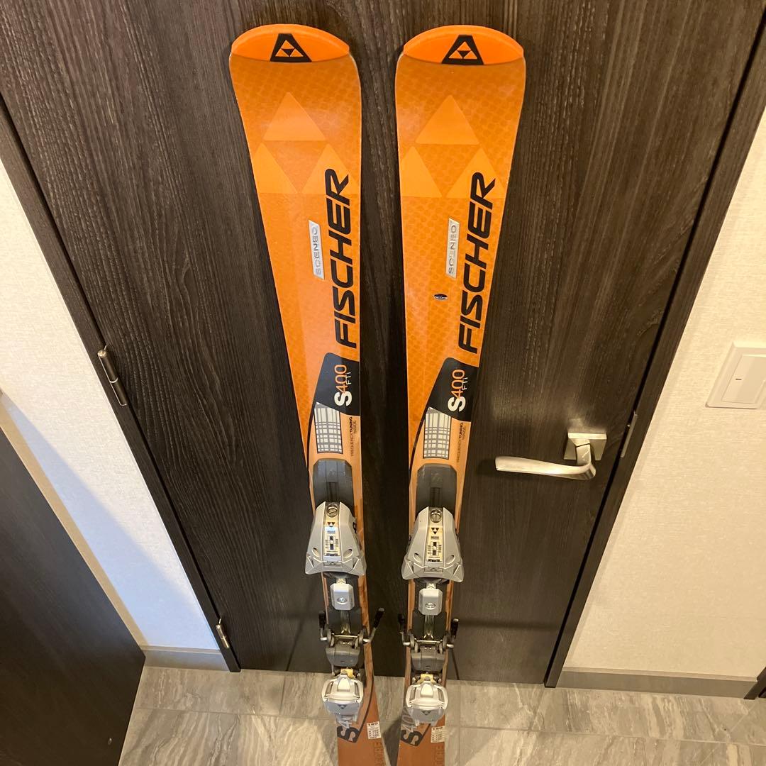 FISCHER S-100 スキー板 オレンジ【160cm】