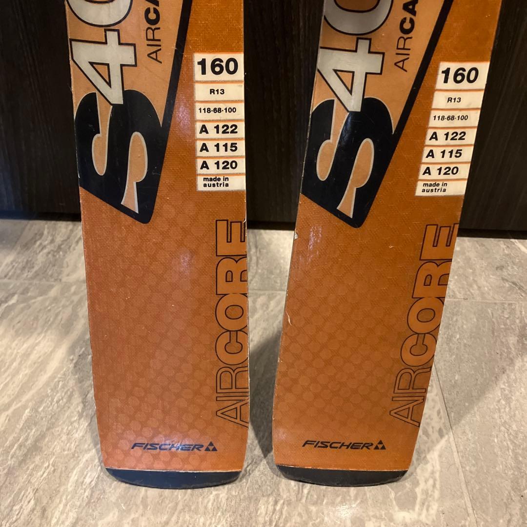 FISCHER S-100 スキー板 オレンジ【160cm】