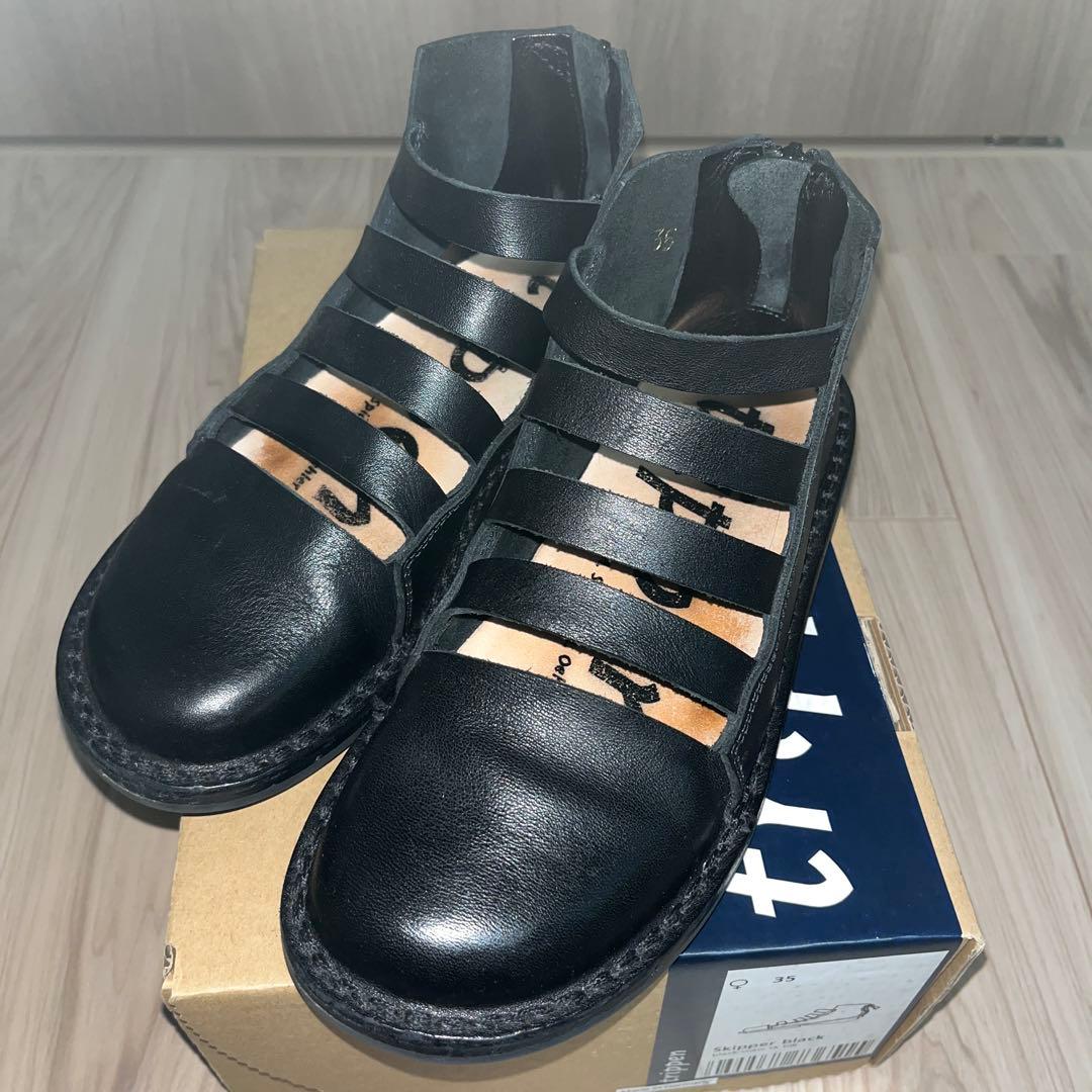靴 trippen Skipper black size 35