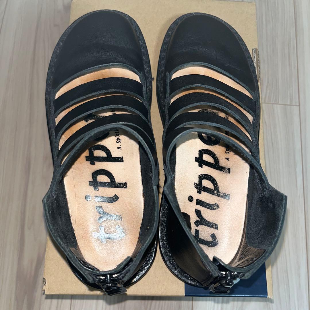 靴 trippen Skipper black size 35
