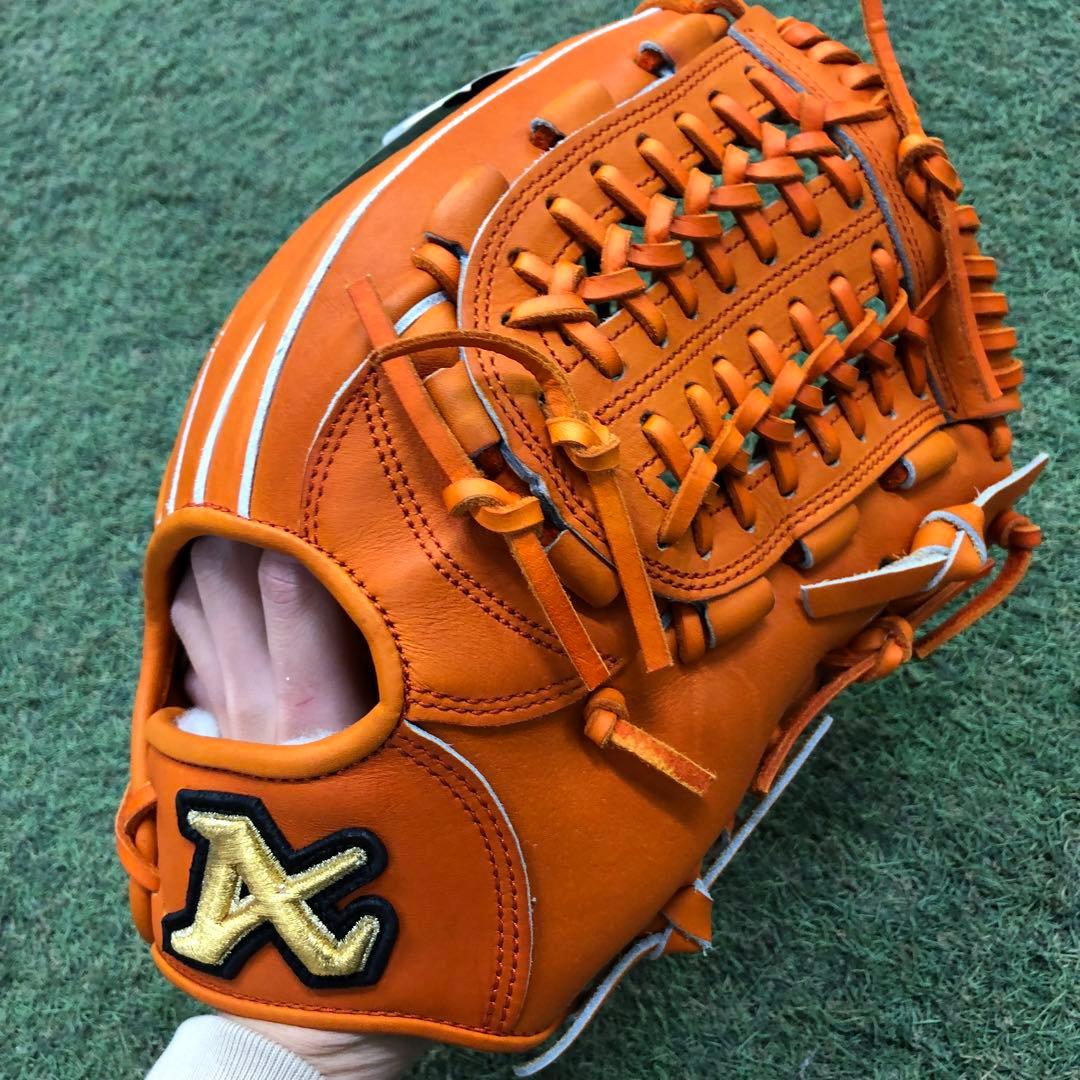 限定AGL-105C アトムズ　メーカー型付け済グラブ オレンジ