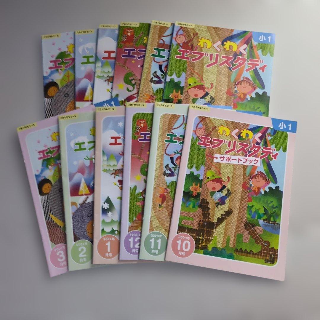 【Z会小学1年生コース】エブリスタディワーク/みらい思考力等≪10～3月号≫